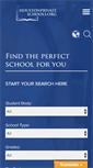 Mobile Screenshot of houstonprivateschools.org